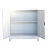 Armon I pakoworld metal cabinet in light gray color 90x40x100cm