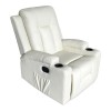 Relax armchair Gessel pakoworld PU in cream shade 80x90x98cm