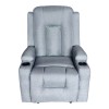 Relax armchair Gessel pakoworld fabric in anthracite  80x90x98cm