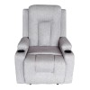Relax armchair Gessel pakoworld fabric in grey-beige  80x90x98cm