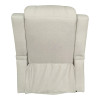 Πολυθρόνα relax με μηχανισμό massage Gessel pakoworld μπεζ ύφασμα 80x90x98εκ