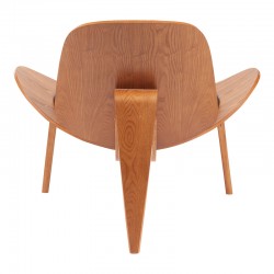 Armchair Vilma pakoworld PU black- walnut plywood 90x76.5x74.5cm Armchair Vilma pakoworld PU black- walnut plywood 90x76.5x74.5cm