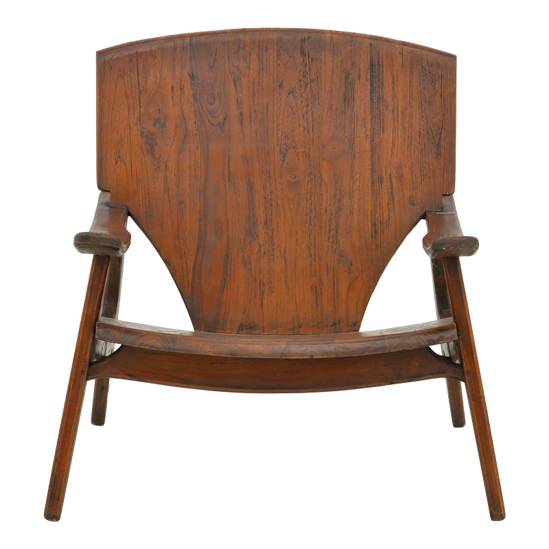 Armchair Brazin pakoworld dark brown teakwood 72x71x77cm Armchair Brazin pakoworld dark brown teakwood 72x71x77cm