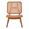 Armchair Viborg pakoworld natural teakwood-natural rattan 60x75x87cm