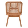 Armchair Viborg pakoworld natural teakwood-natural rattan 60x75x87cm