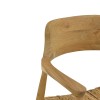 Denverone armchair pakoworld natural teak wood-straw 57x54x79cm