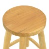Sega stool pakoworld natural color teak wood D30x45cm