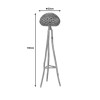 Kitren Inart floor lamp natural wood D23x130cm