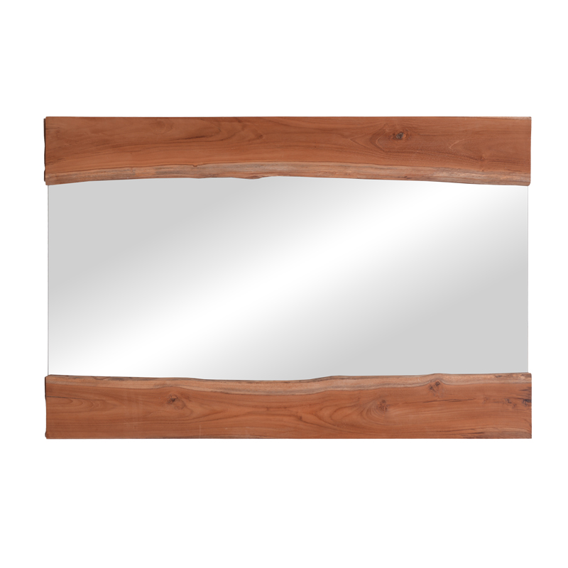 Mirror Riverine pakoworld teak wood in natural shade 120x80x4cm Mirror Riverine pakoworld teak wood in natural shade 120x80x4cm