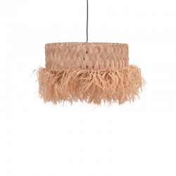 Annhele Inart sisal ceiling lamp in natural color D50x35cm Annhele Inart sisal ceiling lamp in natural color D50x35cm