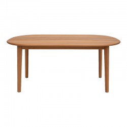 Τραπέζι Skyl pakoworld teak ξύλο σε φυσική απόχρωση 190x90x75εκ