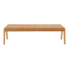 Πολυμορφικός καναπές-παγκάκι Jey pakoworld teak ξύλο σε φυσική απόχρωση 150x57.5x80εκ