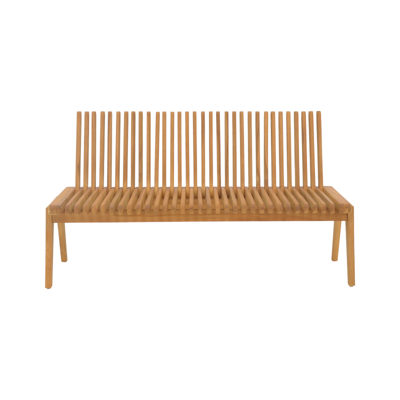 Polymorphic sofa-bench Jey pakoworld teak wood in natural shade 120x57.5x80cm Polymorphic sofa-bench Jey pakoworld teak wood in natural shade 120x57.5x80cm
