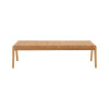 Πολυμορφικός καναπές-παγκάκι Jey pakoworld teak ξύλο σε φυσική απόχρωση 120x57.5x80εκ