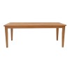 Mady pakoworld teak wood table in natural shade 200x100x75cm