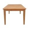 Mady pakoworld teak wood table in natural shade 200x100x75cm