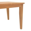 Mady pakoworld teak wood table in natural shade 200x100x75cm