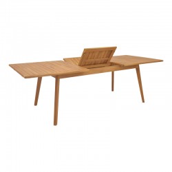 Dining set 9 pcs Banou-Pino pakoworld teak wood in natural 180/240x100x75cm Dining set 9 pcs Banou-Pino pakoworld teak wood in natural 180/240x100x75cm