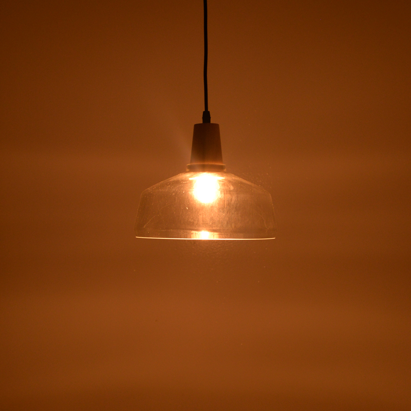 Godren pakoworld ceiling lamp transparent metal-glass D24x19cm Godren pakoworld ceiling lamp transparent metal-glass D24x19cm
