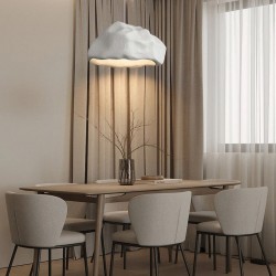 Φωτιστικό οροφής Gkery pakoworld E27 ps λευκό Φ52x30εκ