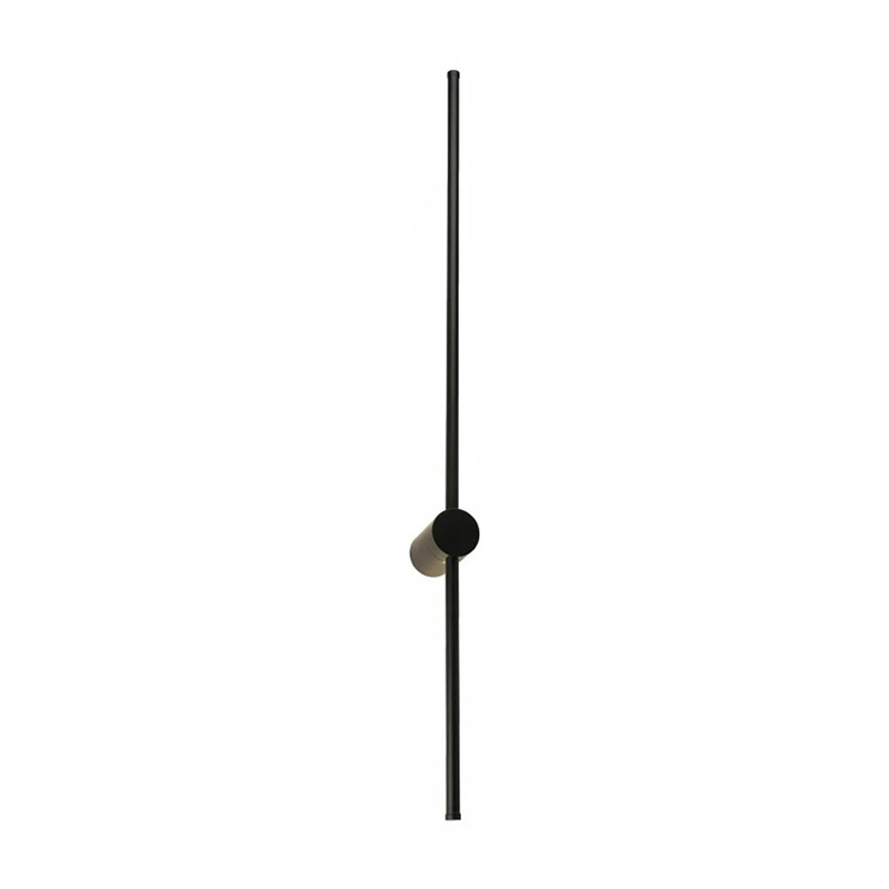 Wall led light Eftenbo pakoworld in black color D8x80cm