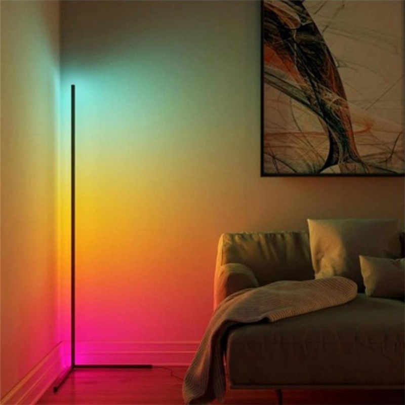 Floor light Nanek pakoworld led metal in black color 30x30x120cm