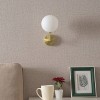 Wall light Cebron pakoworld G9 metal in gold-white color 15x25x28cm