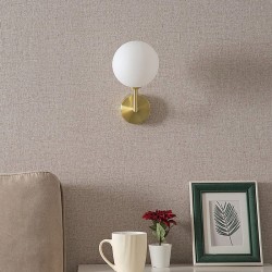 Wall light Cebron pakoworld G9 metal in gold-white color 15x25x28cm Wall light Cebron pakoworld G9 metal in gold-white color 15x25x28cm
