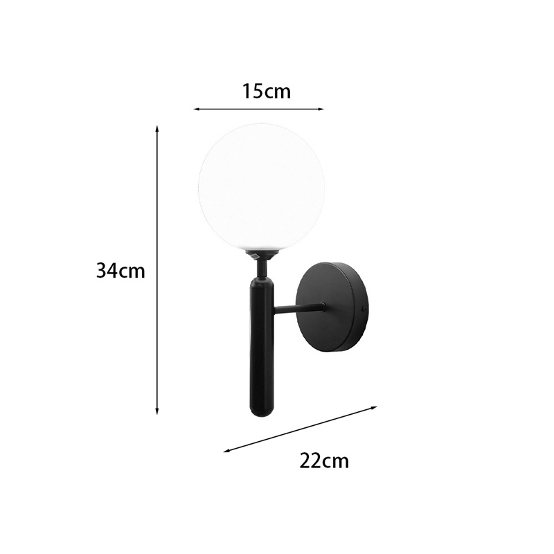 Wall light Genka pakoworld G9 metal in black-white color 15x23x34cm Wall light Genka pakoworld G9 metal in black-white color 15x23x34cm