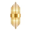 Wall light Fenzy pakoworld E14 metal in gold-white color D20x60cm