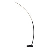 Φωτιστικό δαπέδου Archer pakoworld led μαύρο μεταλλικό 70x28x165εκ