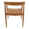 Armchair Noody pakoworld teak wood in natural shade 58x54x75cm