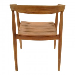 Armchair Noody pakoworld teak wood in natural shade 62x55x75cm Armchair Noody pakoworld teak wood in natural shade 62x55x75cm