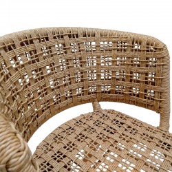 Milou pakoworld chair teak wood and pe rope in natural shade 59x65x73cm Milou pakoworld chair teak wood and pe rope in natural shade 59x65x73cm