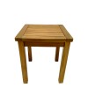 Noly pakoworld teak wood beach table in natural shade 40x40x45cm