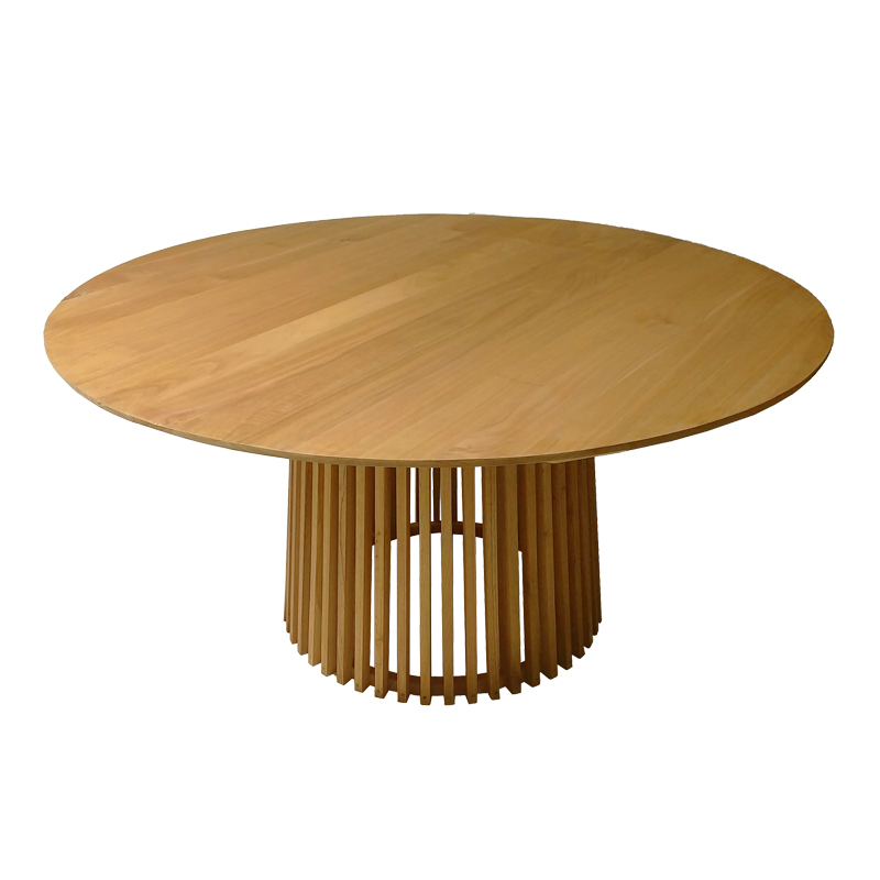 Kenda pakoworld mindi wood table in natural shade D150x75cm Kenda pakoworld mindi wood table in natural shade D150x75cm