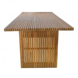 Table Zibra pakoworld teak wood in natural shade 220x100x75cm Table Zibra pakoworld teak wood in natural shade 220x100x75cm