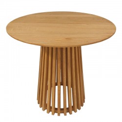 Dining set 3pcs Noody-Kenda pakoworld teak wood in natural shade D80x75 Dining set 3pcs Noody-Kenda pakoworld teak wood in natural shade D80x75