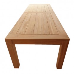 Dining table Inca-Pablo pakoworld set of 9 pieces in natural-beige shade 240x100x76cm Dining table Inca-Pablo pakoworld set of 9 pieces in natural-beige shade 240x100x76cm