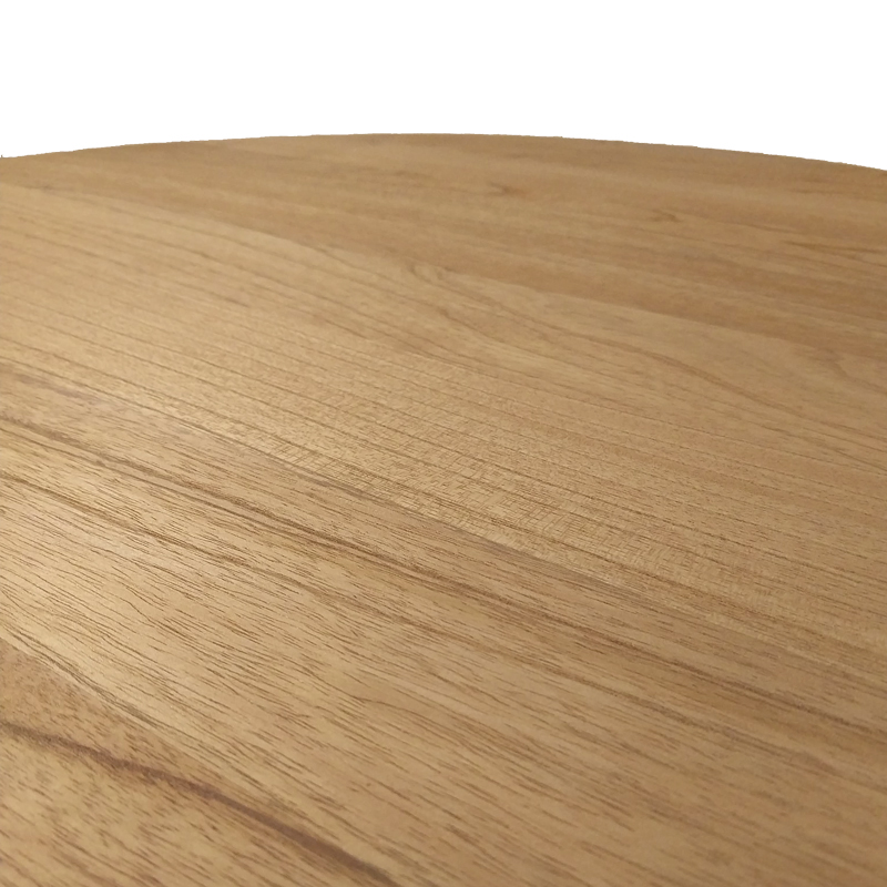 Granny-Kenda Ι pakoworld dining set 3pcs in natural-beige shade Φ80x75cm