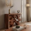 Console table Jako Inart teak wood in natural color 120x40x80cm