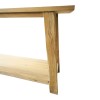 Console table Decoza pakoworld teak wood in natural color 200x40x80cm