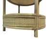 Moody side table pakoworld pe rattan in natural color D55x51cm