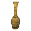 Decorative vase Strail Inart banana rope in natural color D40x100cm