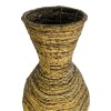 Decorative vase Lerpon Inart banana rope in natural color D40x100cm