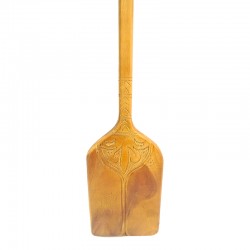 Wall decorative paddle Paddly Inart mahogany wood in natural color 20χ3x120cm