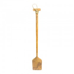 Wall decorative paddle Paddly Inart mahogany wood in natural color 20χ3x120cm