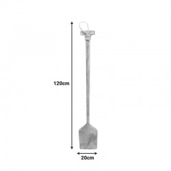 Wall decorative paddle Paddly Inart mahogany wood in natural color 20χ3x120cm