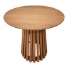 Kenda I pakoworld mindi wood table in natural shade D80x75cm
