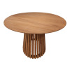 Kenda I pakoworld mindi wood table in natural shade D150x75cm